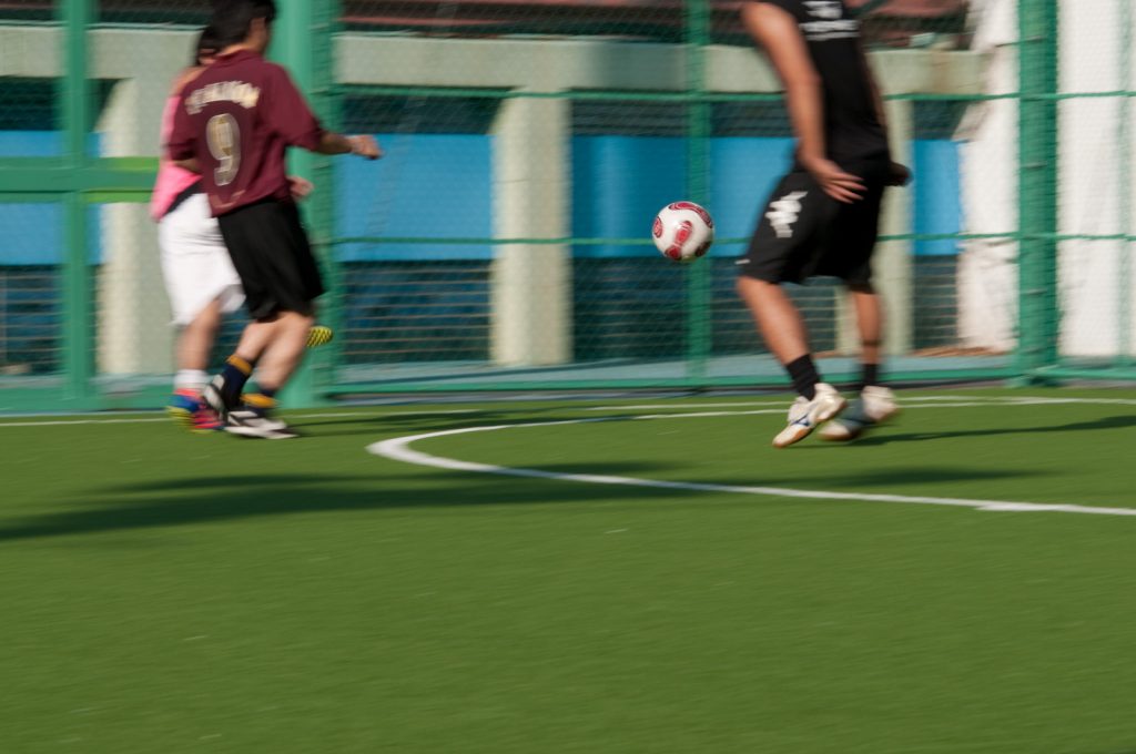 田舎のサッカー小僧のおやじ